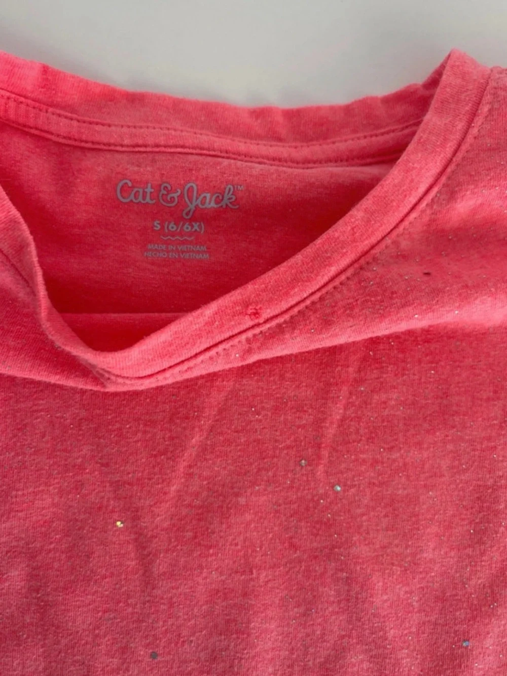 okie dokie Girls Red, Coral, Black & Pink Layered Tops Set of 4-pieces  6X